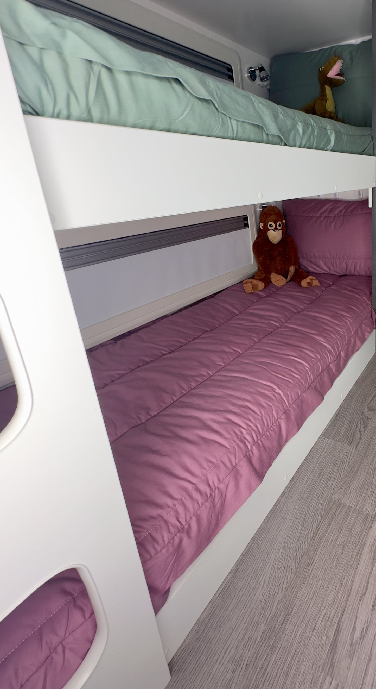 Dusty Pink Caravan Complete Bunk Bedding Set - Single