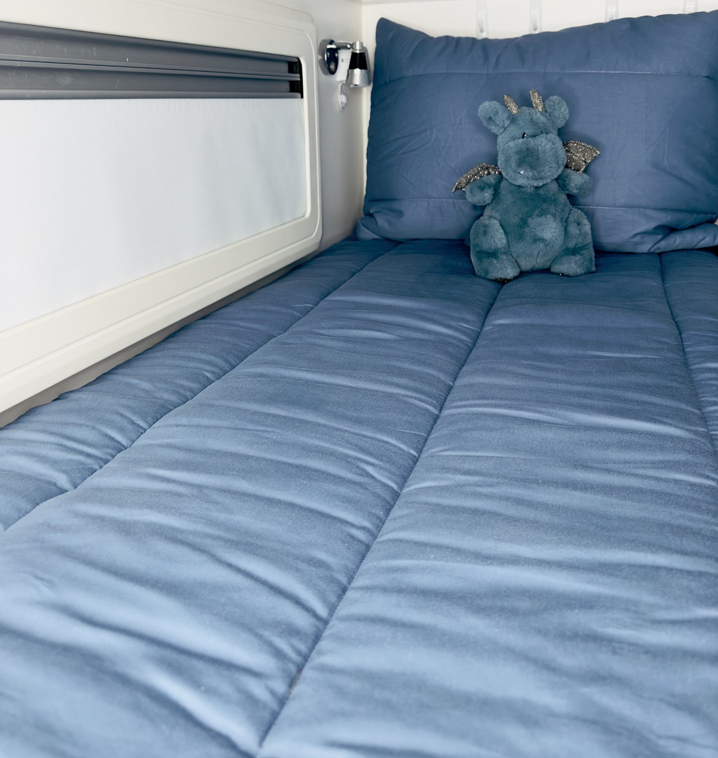 Powder Blue Caravan Complete Bedding Set - Single