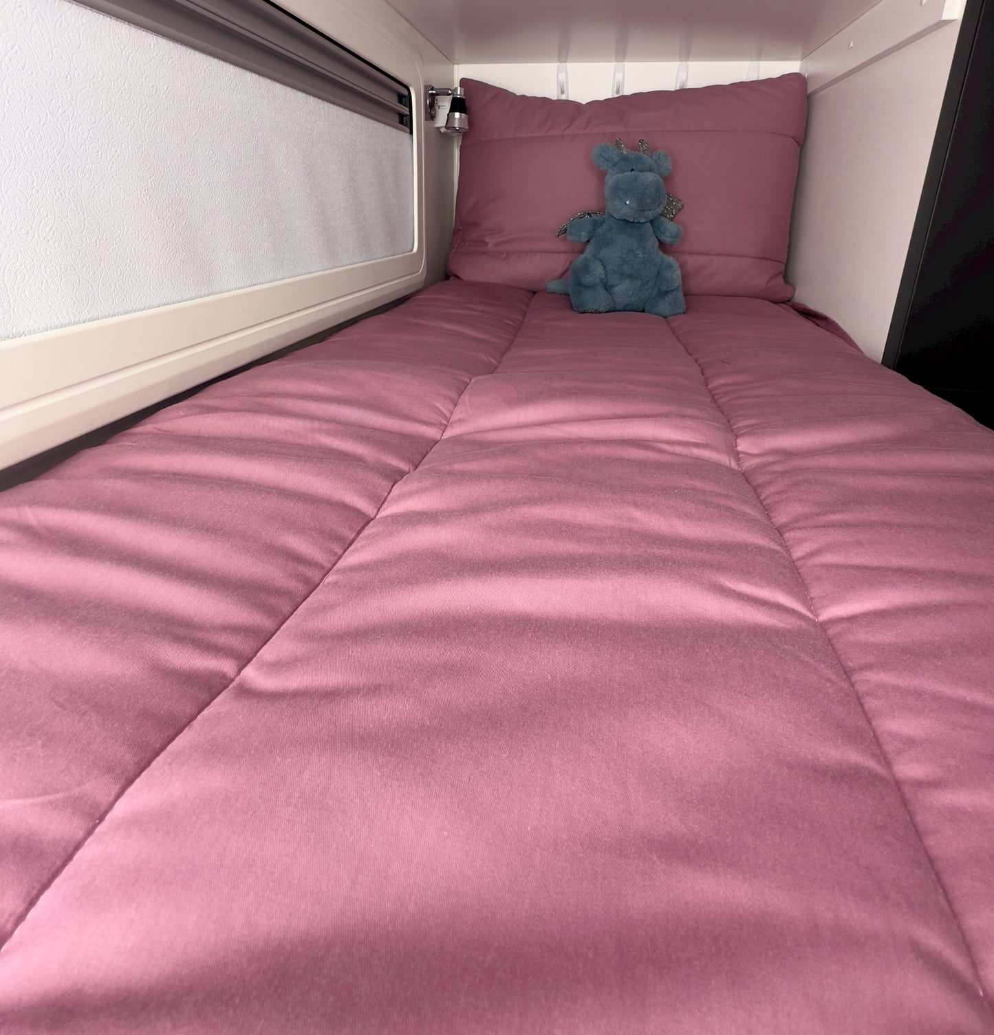 Dusty Pink Caravan Complete Bunk Bedding Set - Single