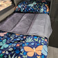 Single Bunk Bed Caravan Zip Quilt - Butterflies