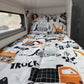 Single Bunk Bed Caravan Zip Quilt - Construction