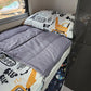 Single Bunk Bed Caravan Zip Quilt - Construction