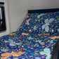 Single Bunk Bed Caravan Zip Quilt - Butterflies