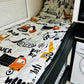 Single Bunk Bed Caravan Zip Quilt - Construction