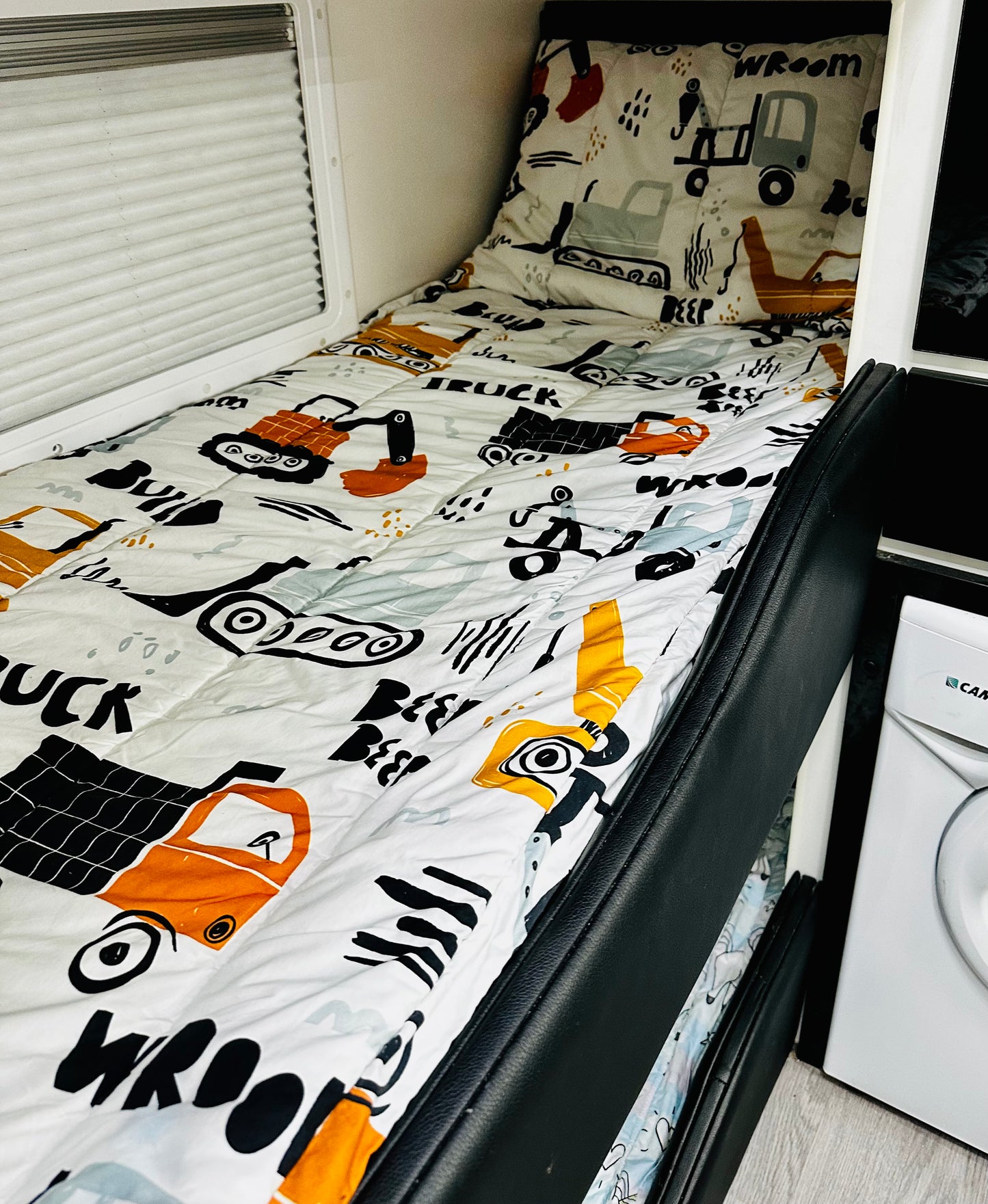 Single Bunk Bed Caravan Zip Quilt - Construction